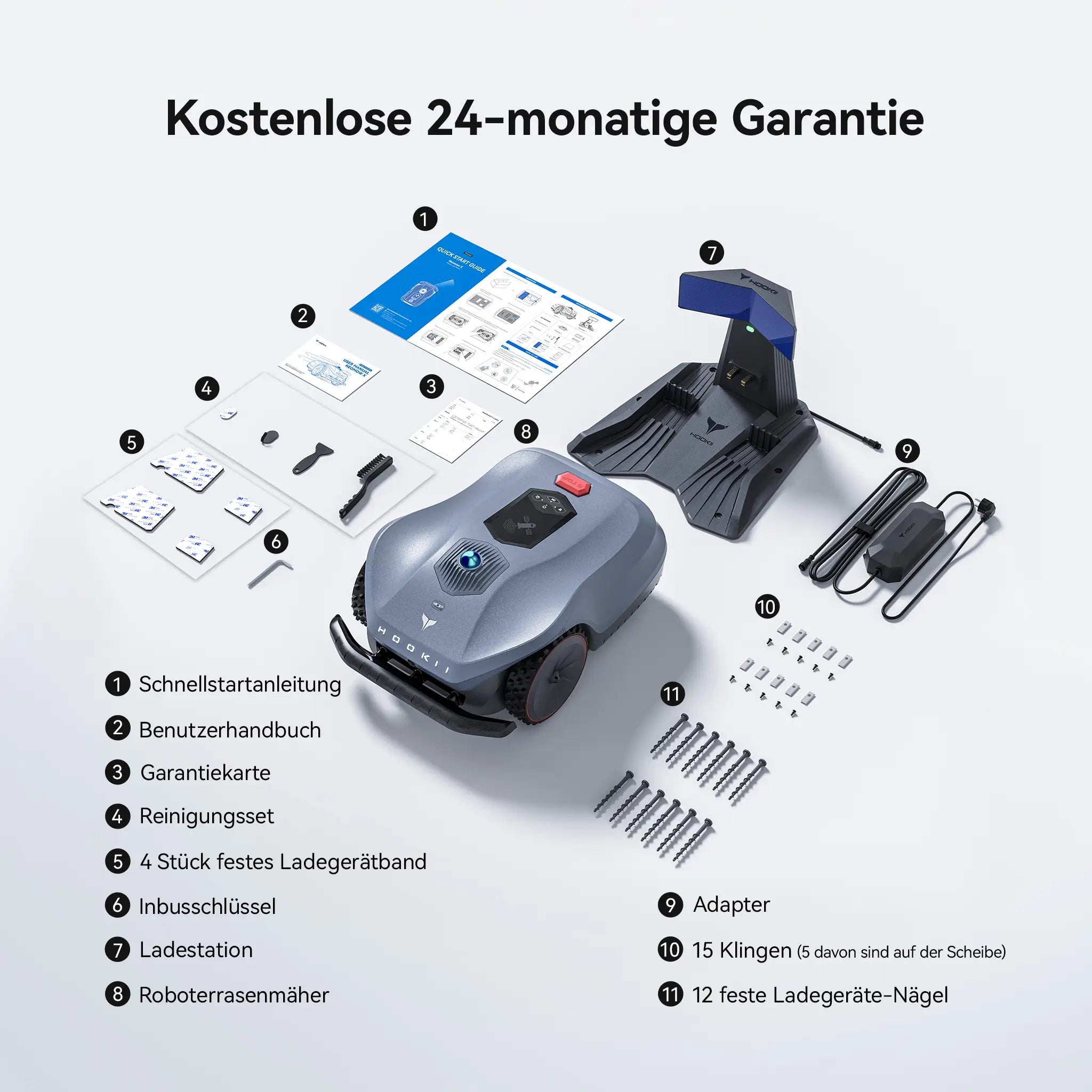 Neomow X Mähroboter mit 3D-LiDAR-SLAM