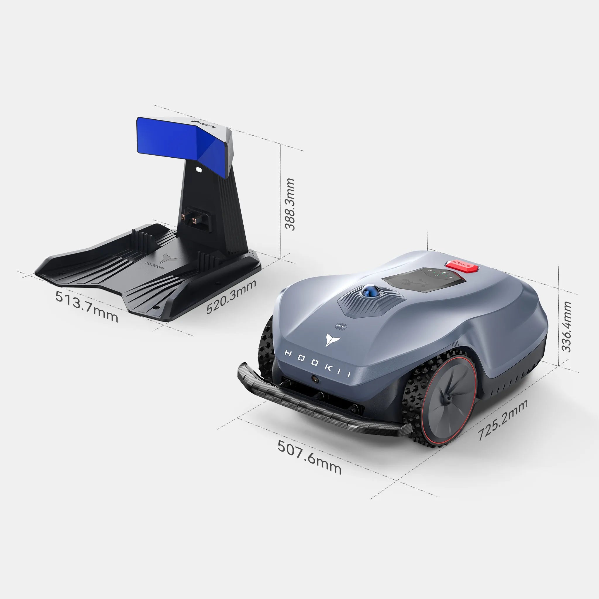 Neomow X Mähroboter mit 3D-LiDAR-SLAM